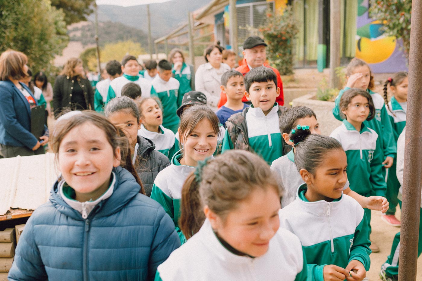 Inauguración mural y plaza Escuela Básica el Rincón de Puchuncaví
